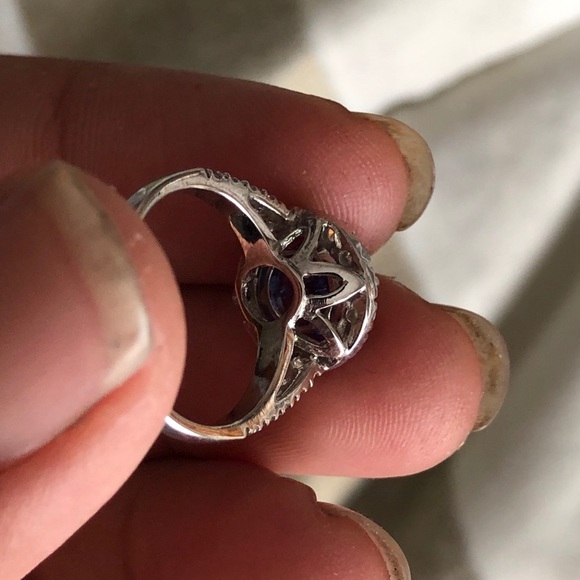 14K white gold ring - Picture 8 of 8